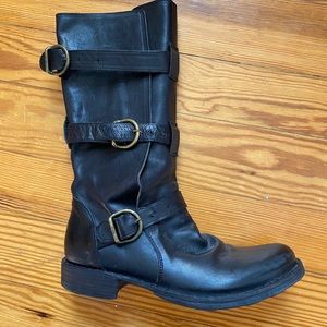 Fiorentini and baker black leather eternity boot